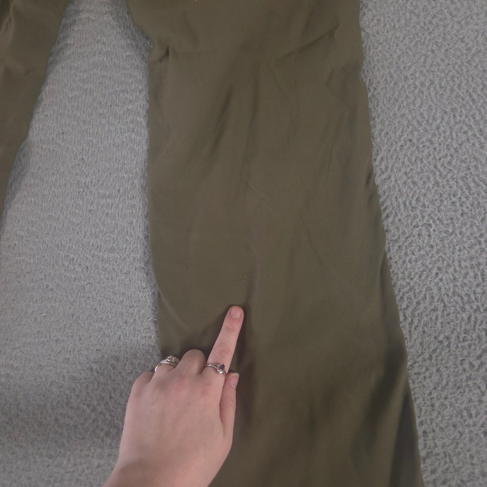 Orvis Pants Mens 34x30 Olive Green Straight Leg Nylon Stretch Tech Hiking Travel - Picture 12 of 14